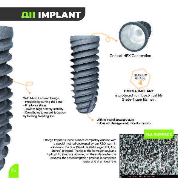 Roza Dent | Services - German implant (Omega)